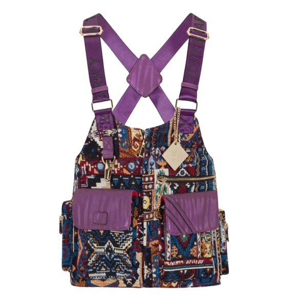Tote & Carry Boho Tribal Vest with Dual Pockets - Picture 1 of 4